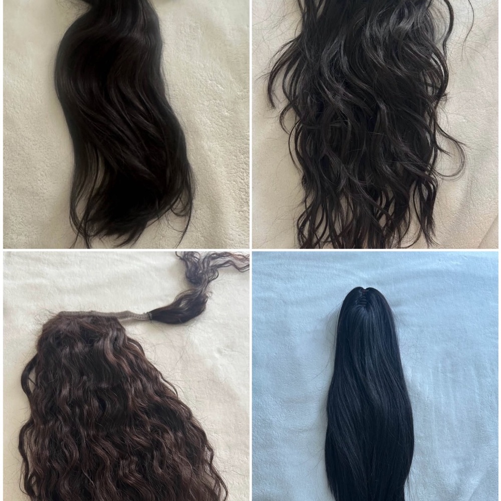 BUNDLE lot of 4 gorgeous ponytails NEW!